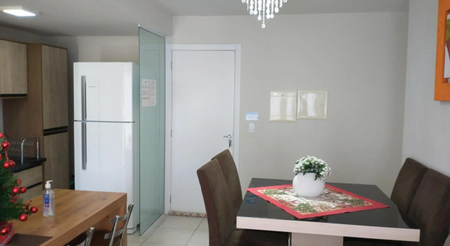 Apto Vista Atlântico com 2 quartos com Ar Cond Wi-Fi TV SMART e Área de lazer