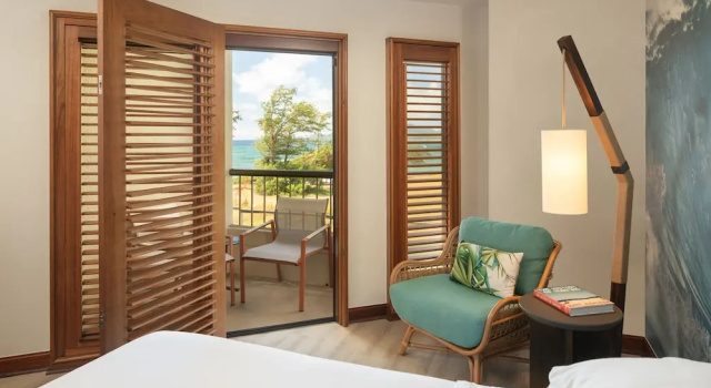 Двухместный номер Standard с видом на океан Sheraton Kauai Coconut Beach Resort