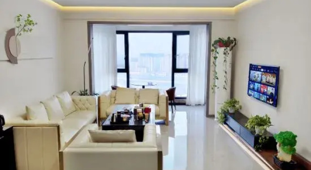 Семейный люкс с 3 комнатами с видом на реку Yuxuanyuan Homestay (Tiyuyu Road)