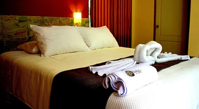 Deluxe Suite 1 Schlafzimmer mit Blick Santval