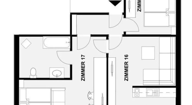 Апартаменты с 2 комнатами Gasthof Pesbichl