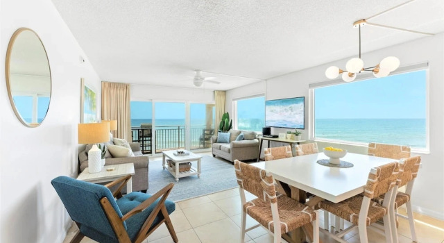 Апартаменты Пентхаус с 3 комнатами oceanfront Paradise Beach Club - Direct Oceanfront Condos with Heated Pool Pet-Friendly