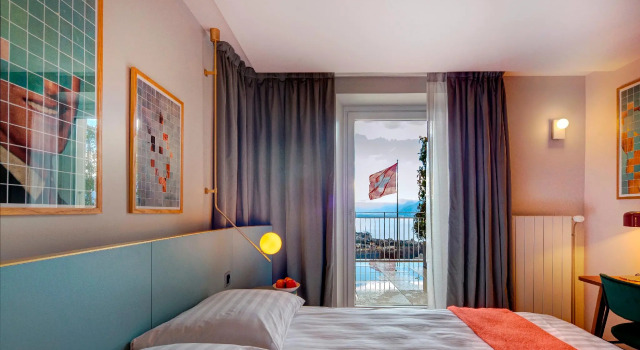 Двухместный номер Standard с видом на озеро Hotel du Léman - Jongny