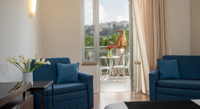Double Tiêu chuẩn phòng có ban công Hotel Yehuda