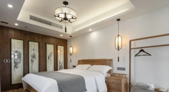 Двухместный люкс с красивым видом из окна Wuyuan Panshui Yinshe Homestay