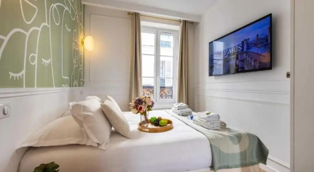 Chic Studio for 2 People - Pigalle/sacre-coeur, Забронировать Апарт-отель Апарт-отели Парижа, рядом с Гран Бульвар, Апарт-отель