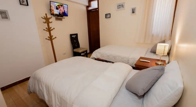 Standardní Dvoulůžkový s manželskou postelí pokoj 1 ložnice a výhledem do dvora Cozy Room Cusco