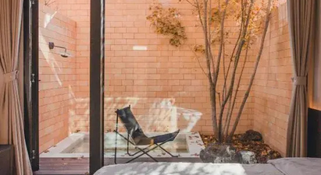 Люкс с видом на сад Beijing ARVO16 Private Soup Homestay at Point 30