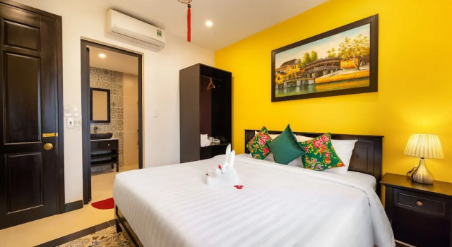 Двухместный номер Deluxe с балконом Coco Viet Homestay