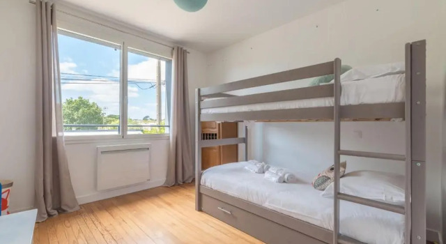 Maison de famille avec jardin à 10min de la plage