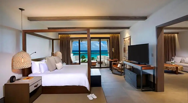 Люкс Estancia с 2 комнатами с видом на океан Unico Hotel Riviera Maya Adults Only