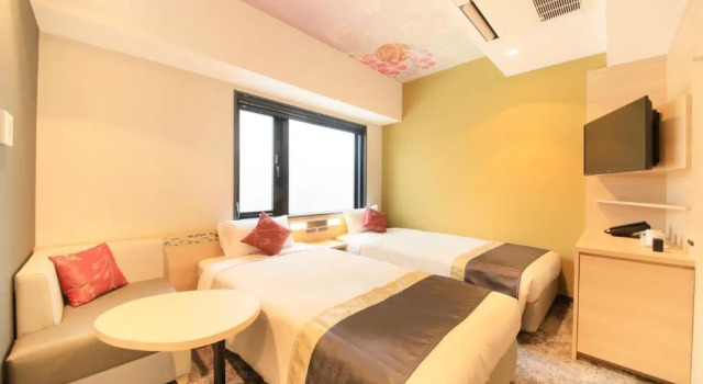Двухместный номер The Hedistar Hotel Kyoto Nijo Comic & Books