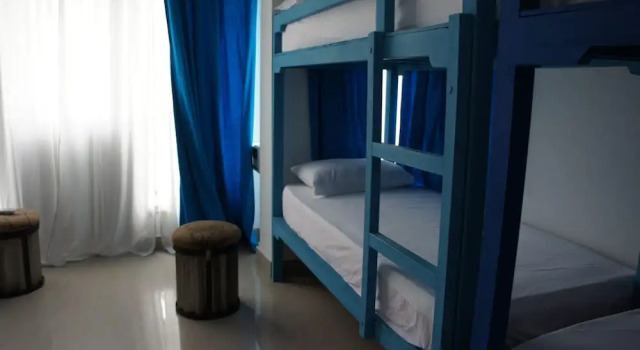 Кровать в общем номере Bed & Chai
