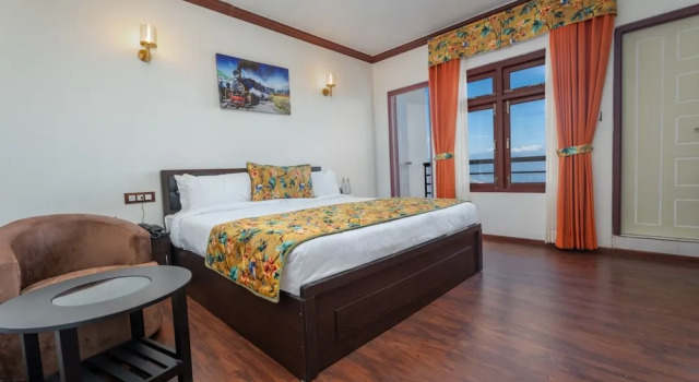 Номер Premium с балконом и с видом на реку Summit Sherpa Mountain Inn