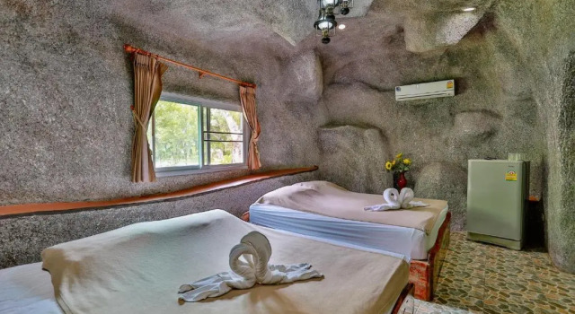 Двухместный номер Deluxe с балконом и с красивым видом из окна Ingthara Resort