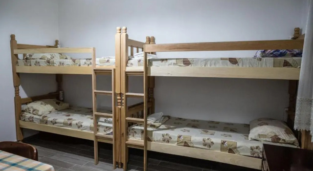 Кровать в общем номере Hostel Center
