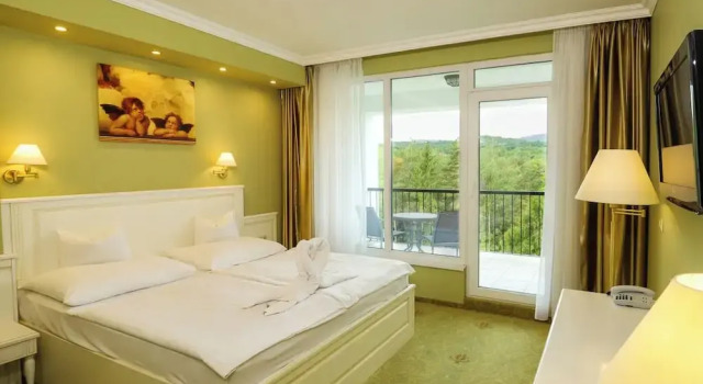Двухместный семейный номер Standard с видом на бассейн Calimbra Wellness Hotel Superior