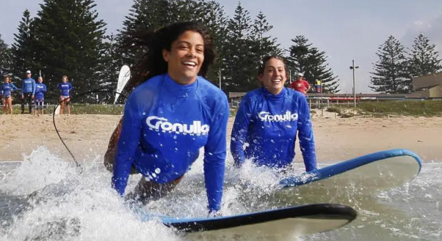 Кровать в общем номере Cronulla Beach Backpackers