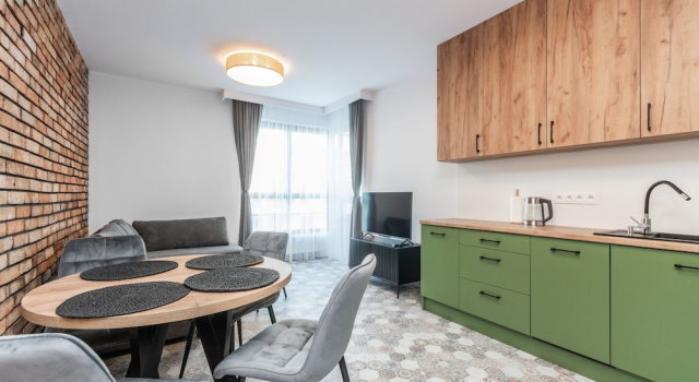 Апартаменты Comfort Doki- Pistacjowy by Grand Apartments