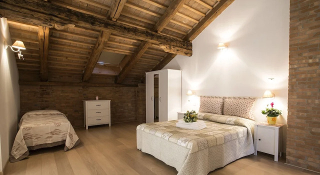 Четырёхместный номер Standard с 2 комнатами с видом на сад Agriturismo Ae Cavane