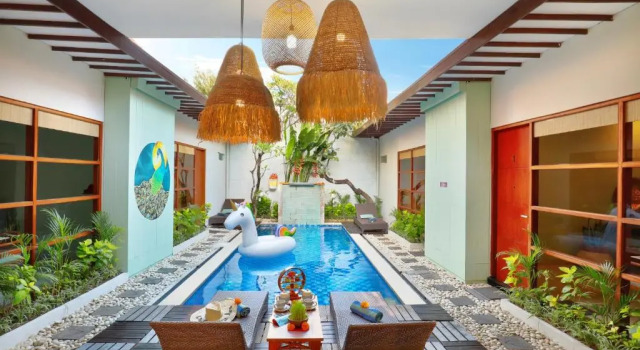 Вилла с 3 комнатами The Vie Villa Legian