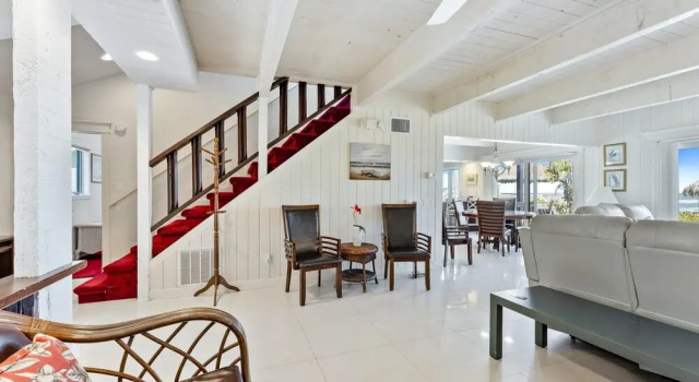 Large Beachfront Deck on Car Free Beach - 5747 S Atlantic