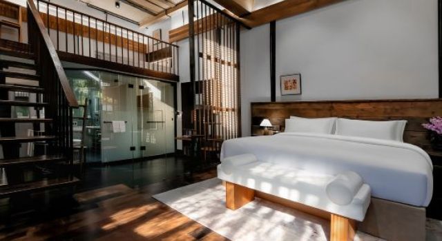 Двухместный люкс с видом на сад Kongshang Eling Mansion