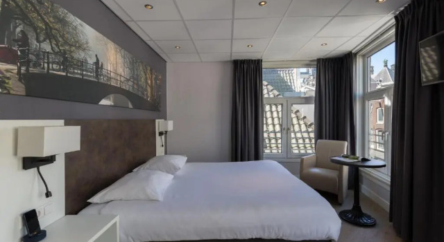 Двухместный номер Comfort с видом на город Hotel Amsterdam De Roode Leeuw