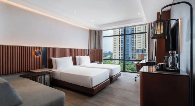 Camera doppia Superior con vista sulla città Novotel Tangerang Bsd City