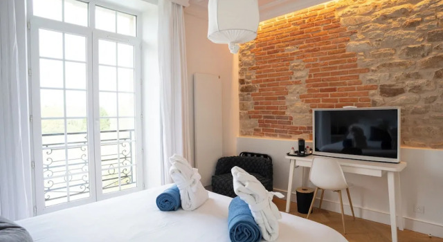 Двухместный номер Comfort с видом на море Chateau Les Garennes