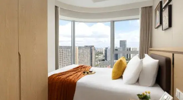 Люкс Deluxe с 2 комнатами Citadines Jiangbei Wondercity Nanjing