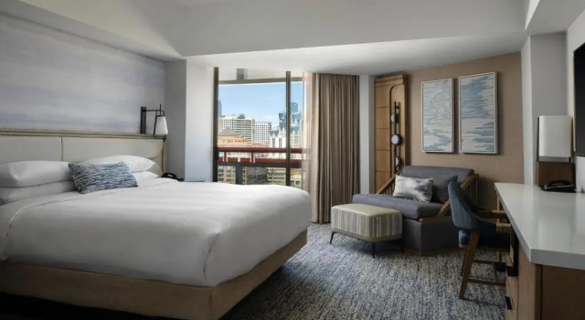 Двухместный номер с видом на город Marriott Marquis San Diego Marina