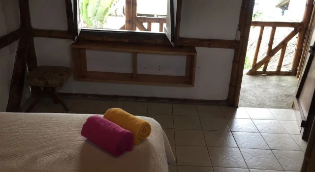 Номер Standard с балконом и с красивым видом из окна La Facha Hostal Restaurant Surf