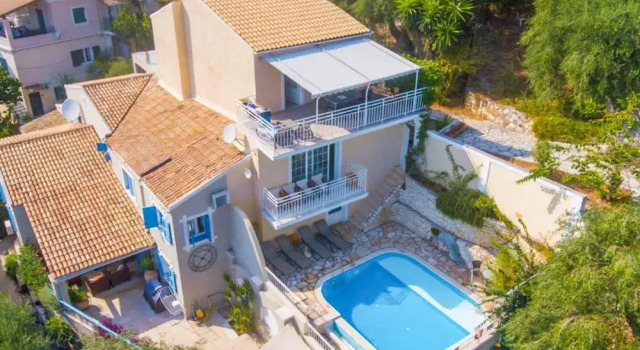 Вилла Villa Thalassa Large Private Pool Walk to Beach Sea Views A C Wifi Car Not Required - 920