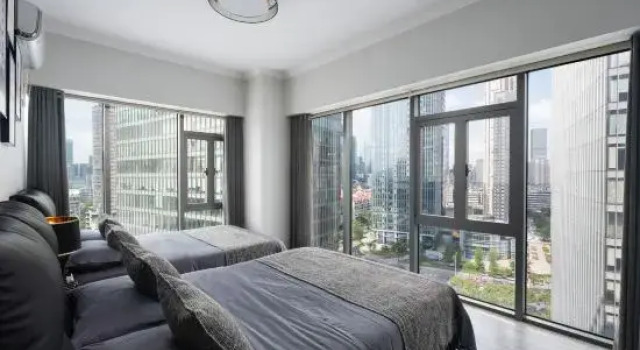 Семейный люкс Premier с 2 комнатами Wuhan Rick B&B (ICC Wuhan Huanmao Center Branch)