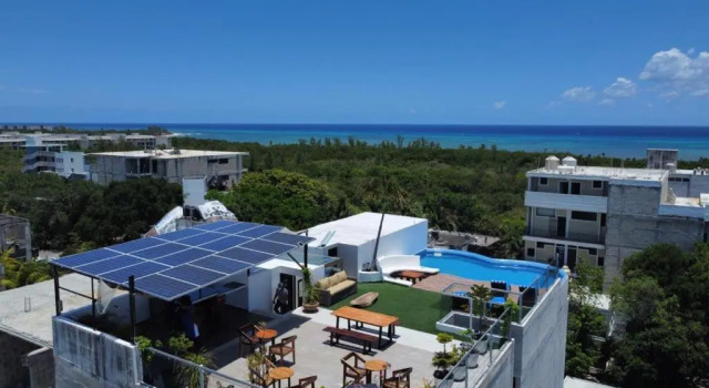 Апартаменты Ocean and city view rooftop, apartment 2BR 303