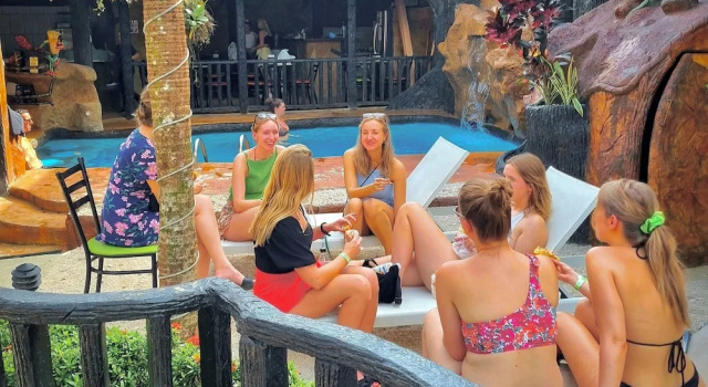 Четырёхместный номер Deluxe Poshtel Arenal