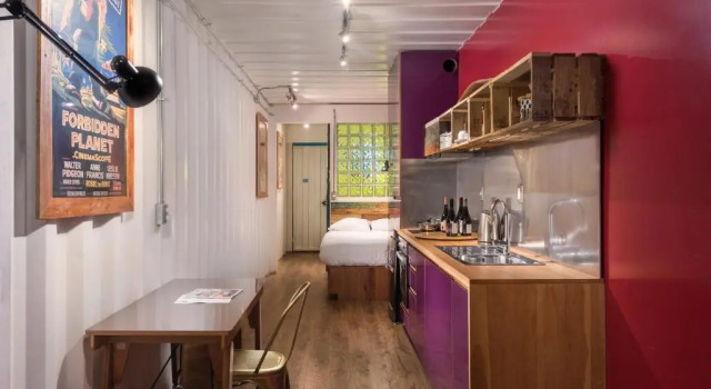 Двухместный номер Standard с балконом и с видом на море Hotel Winebox Valparaiso