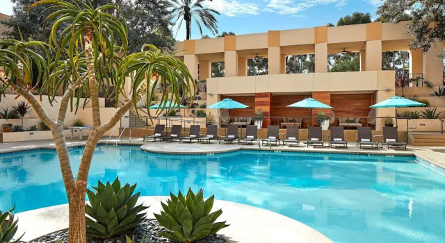 Двухместный номер Standard с балконом и с красивым видом из окна San Diego Marriott Mission Valley