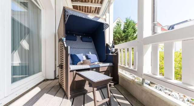 Апартаменты с 3 комнатами с балконом Strandhaus Belvedere