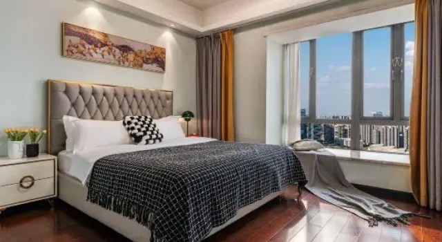 Люкс Deluxe с 4 комнатами Chengdu Laien holiday Suite Apartment