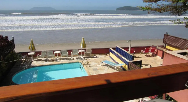Люкс с видом на море Pousada Casa na Praia