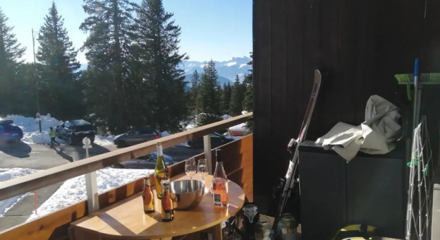 Апартаменты Le Flocon-Studio cabine-Balcon 4-6 Pers à 100m des pistes