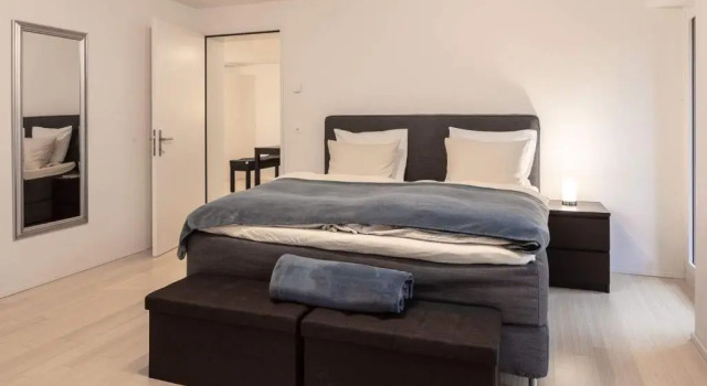 2,5 Zi Design Loft Wohnung mit Gartensitzplatz, Забронировать Бутик-отель Отели Базеля с парковкой, рядом с Музей Антиквариата и коллекция Людвига, Парковка