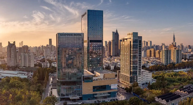 Двухместный полулюкс Deluxe Kempinski Hotel Nanjing