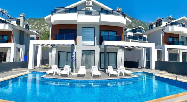 Nokta Park K 4+1 Villa, Özel Havuzlu, Rezervovat Hotel Hotely v Fethiye Area s parkováním, Parkování