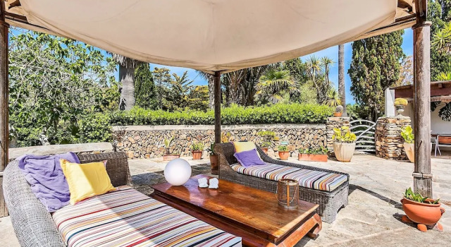 Cabana varanda Villa Son Temet