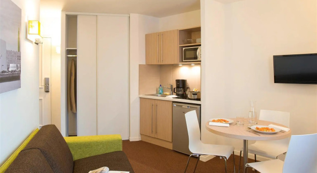Апартаменты c 1 комнатой Aparthotel Adagio Access Le Havre Les Docks