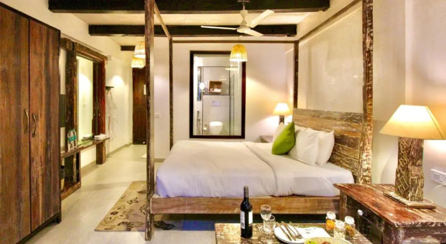Двухместный номер Deluxe с видом на море Oxygen Resorts Morjim Goa