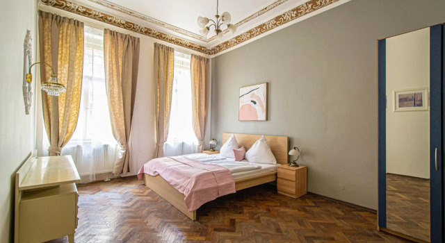 For celebrations spacious 3BDR apartment with balcony, Забронировать Апартаменты/квартира Апартаменты Праги, рядом с Музей Альфонса Мухи, Апартаменты/квартира